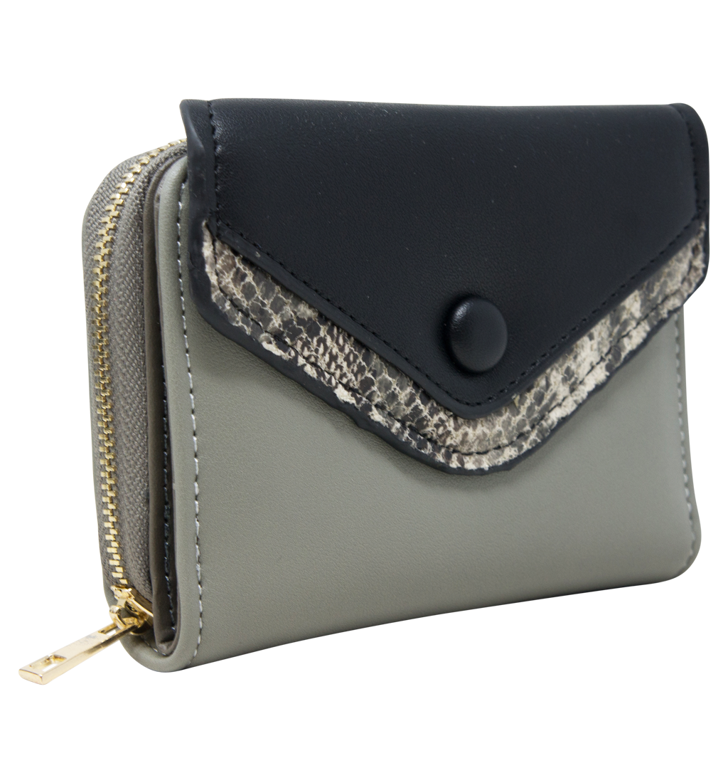 Grey Mini Envelope Purse - Image 4