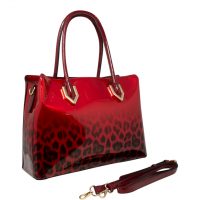 Red Leopard Handbag