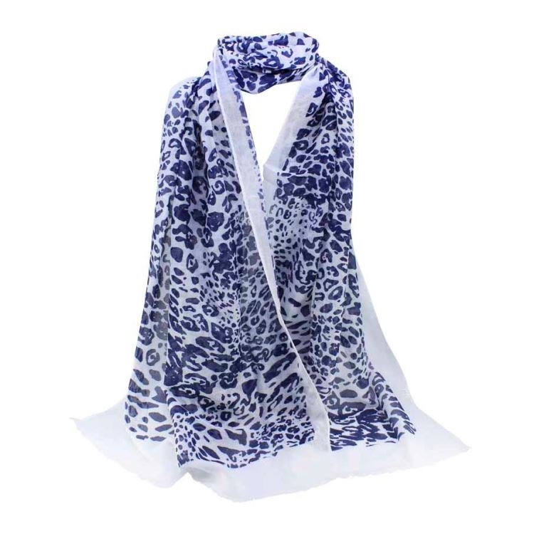 Animal Print Maxi Scarf
