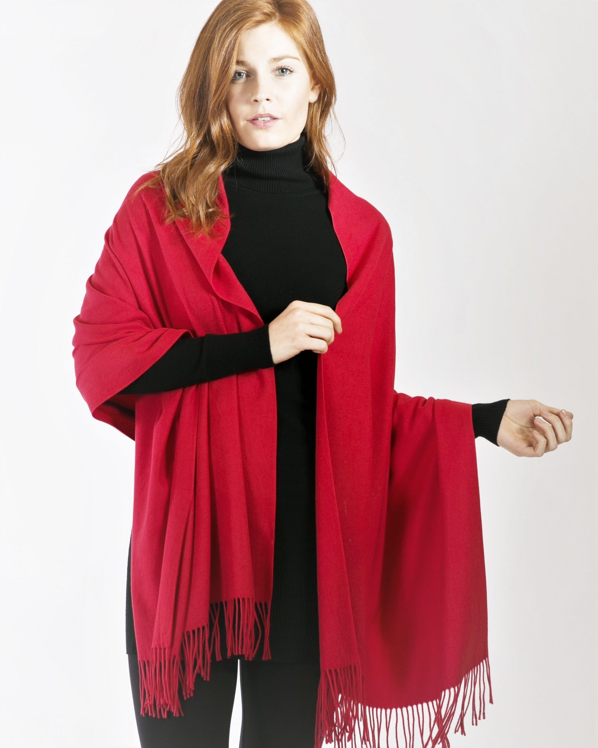 Wine Cashmere Pashmina