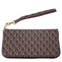 Brown Printed Fashion Purse