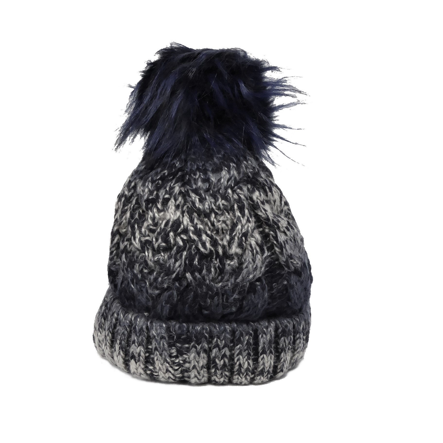 Chunky Knit Pompom Hats - Image 5