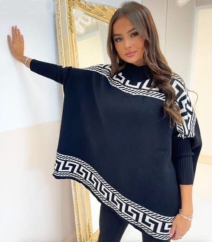 Black Oversize Tunic Dress