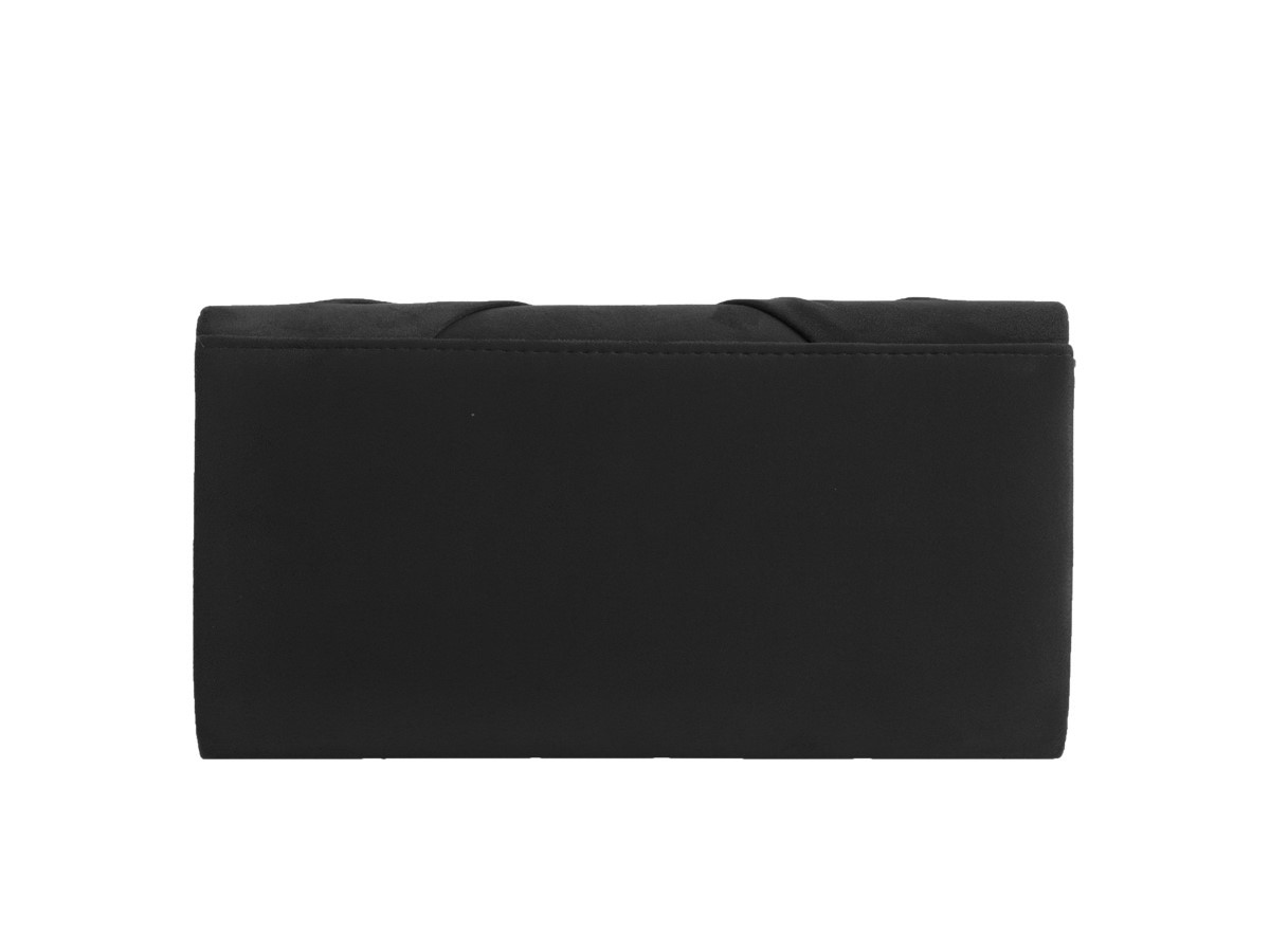 Suedette Bow Clutch Bags - Image 4