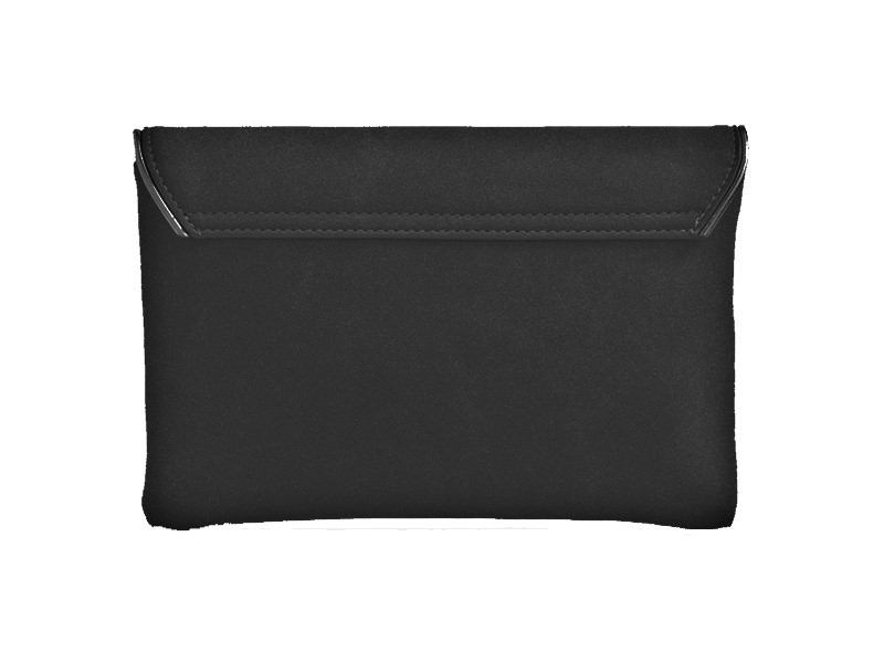 Black Textured Clutch Bag - Image 3