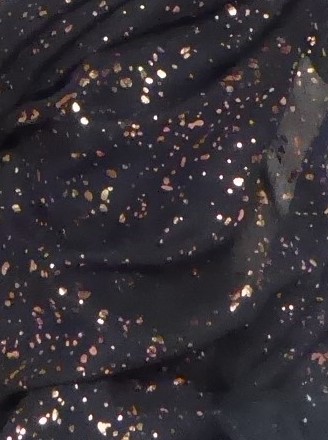 Black with Rose Gold Foil Scarf - Image 2