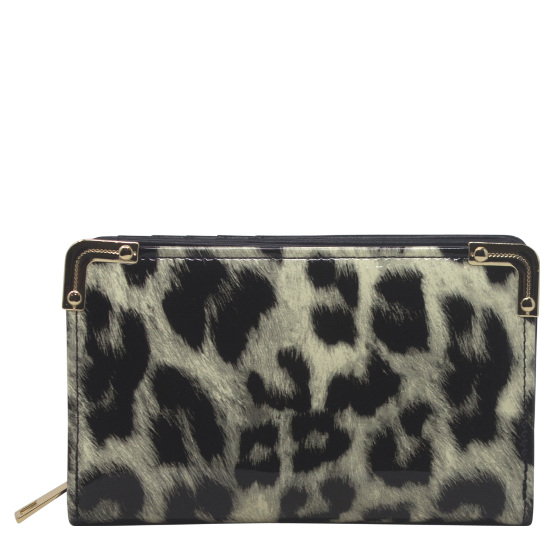 Leopard Patent Fashion Purses