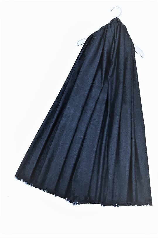 Navy Plain Luxury Pashmina