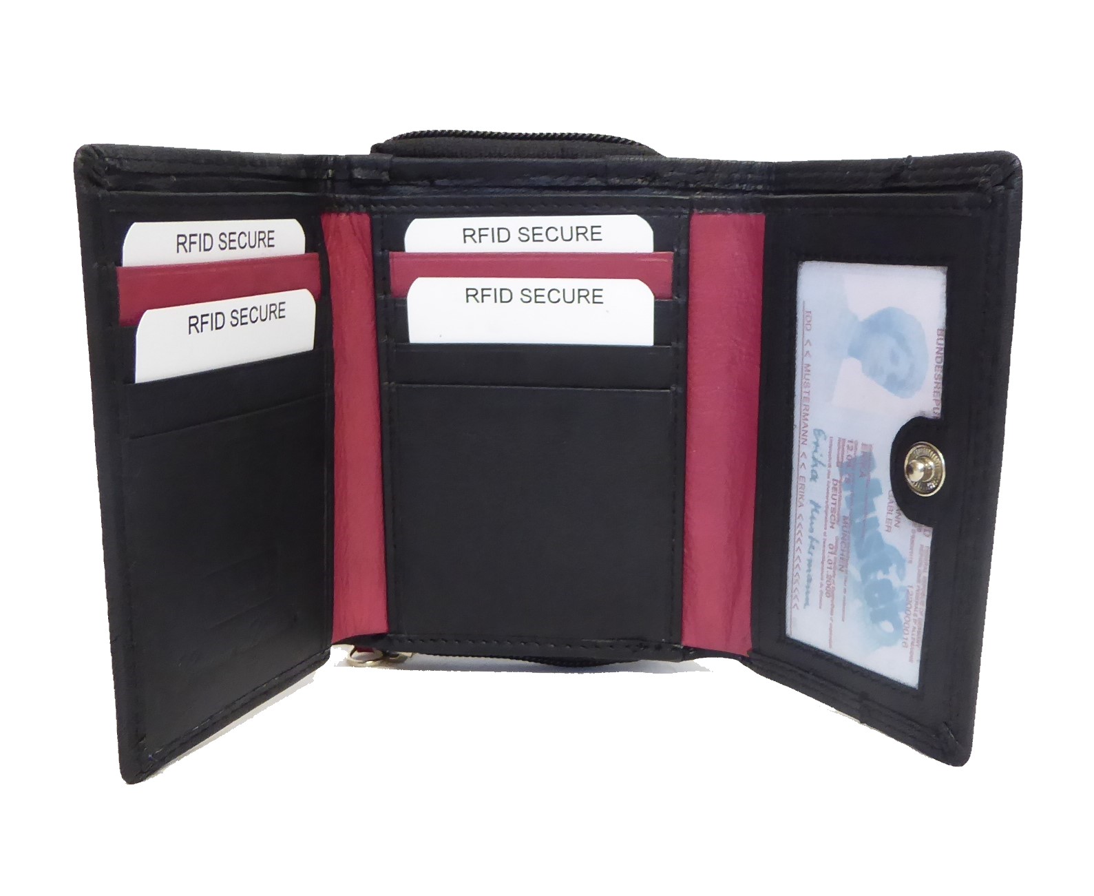 Medium Leather RFID Purse EB-35C - Image 11
