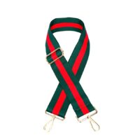 Green and Red Bag Strap