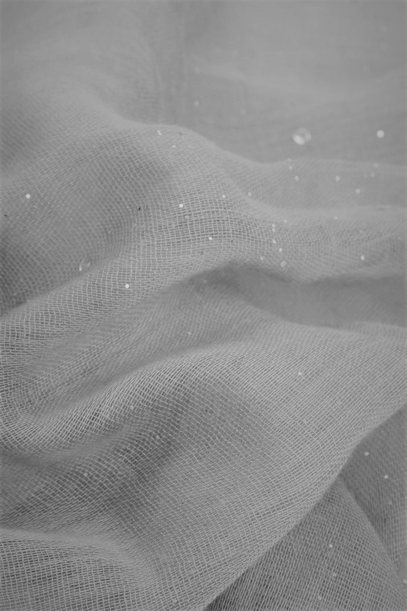 Delicate Glittered Plain Scarf - Image 14