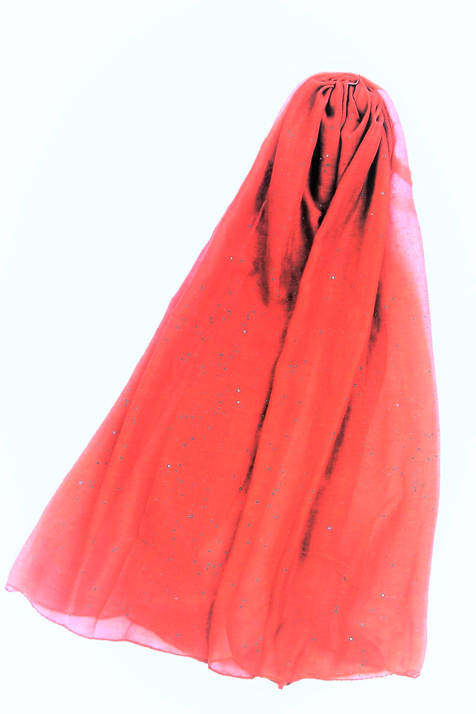 Delicate Glittered Plain Scarf - Image 7