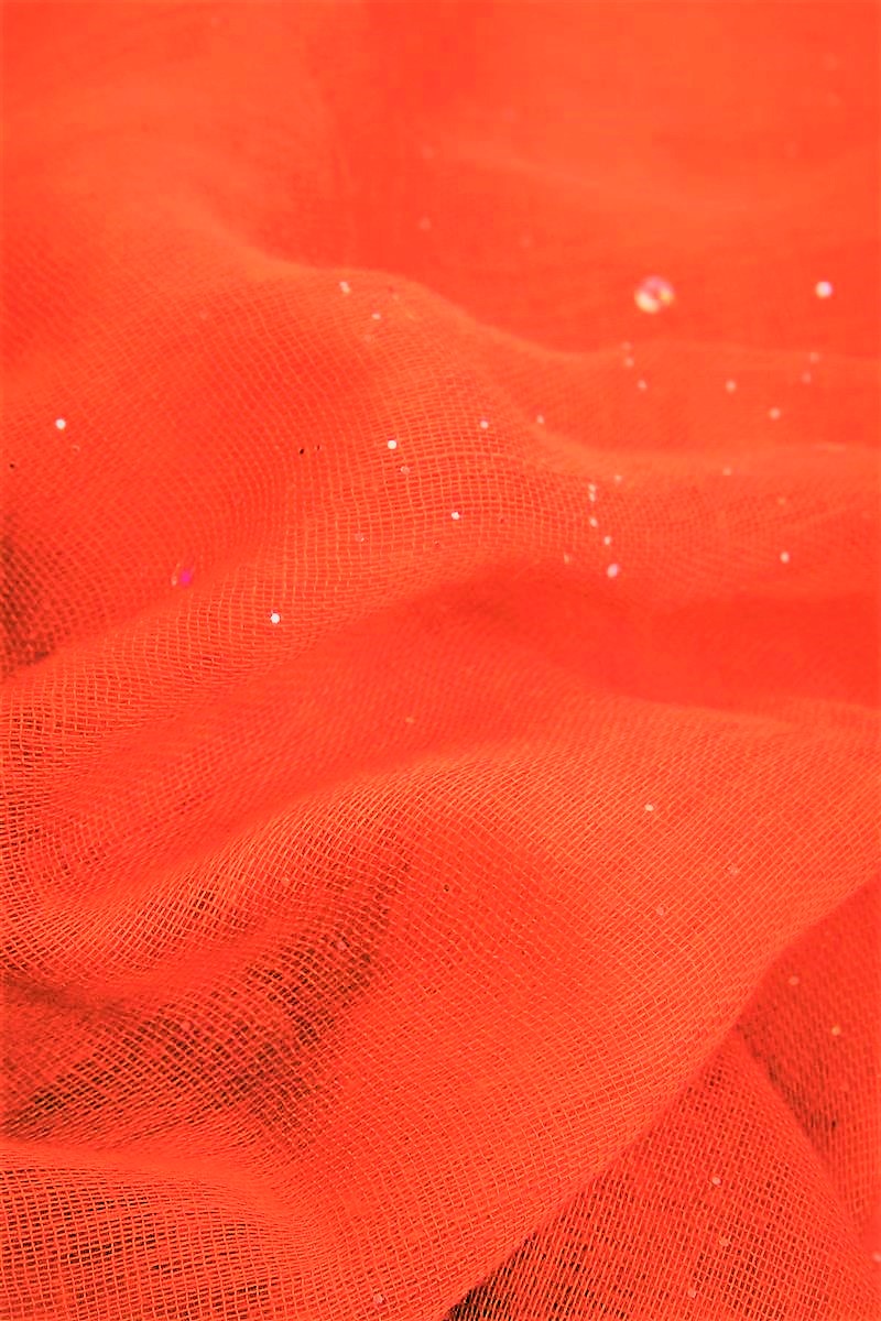 Delicate Glittered Plain Scarf - Image 8