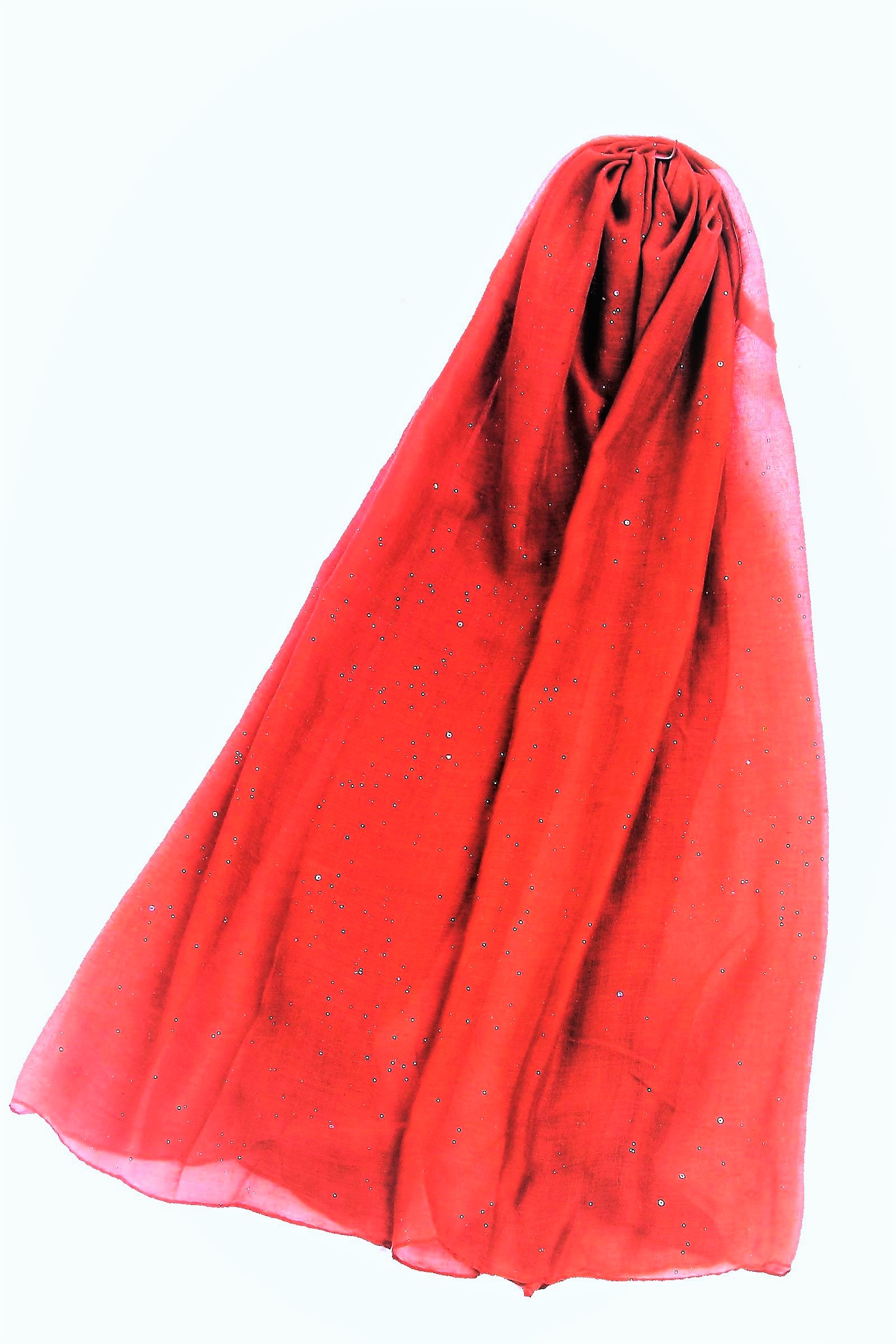 Delicate Glittered Plain Scarf - Image 9