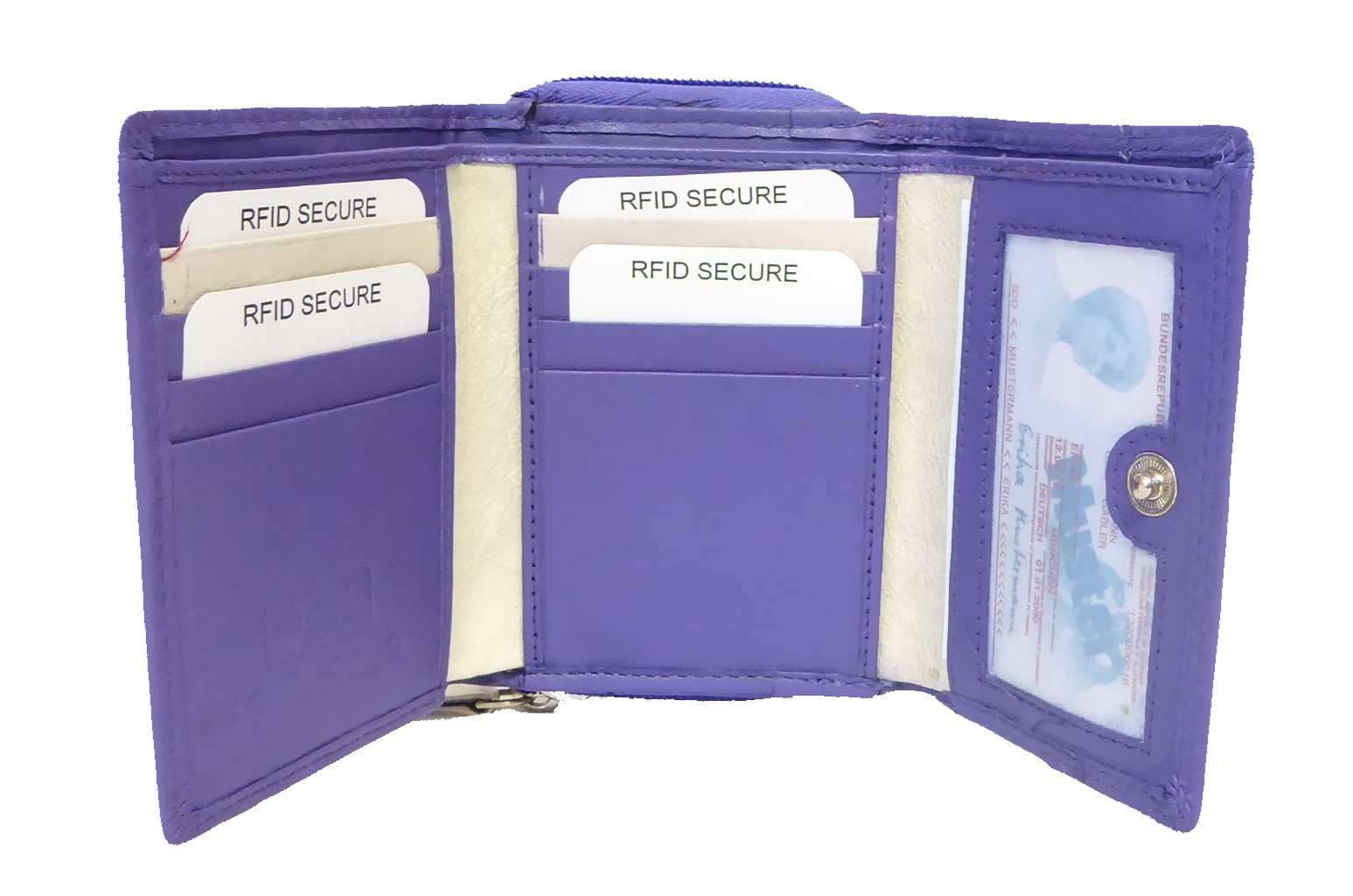 Medium Leather RFID Purse EB-35C - Image 10