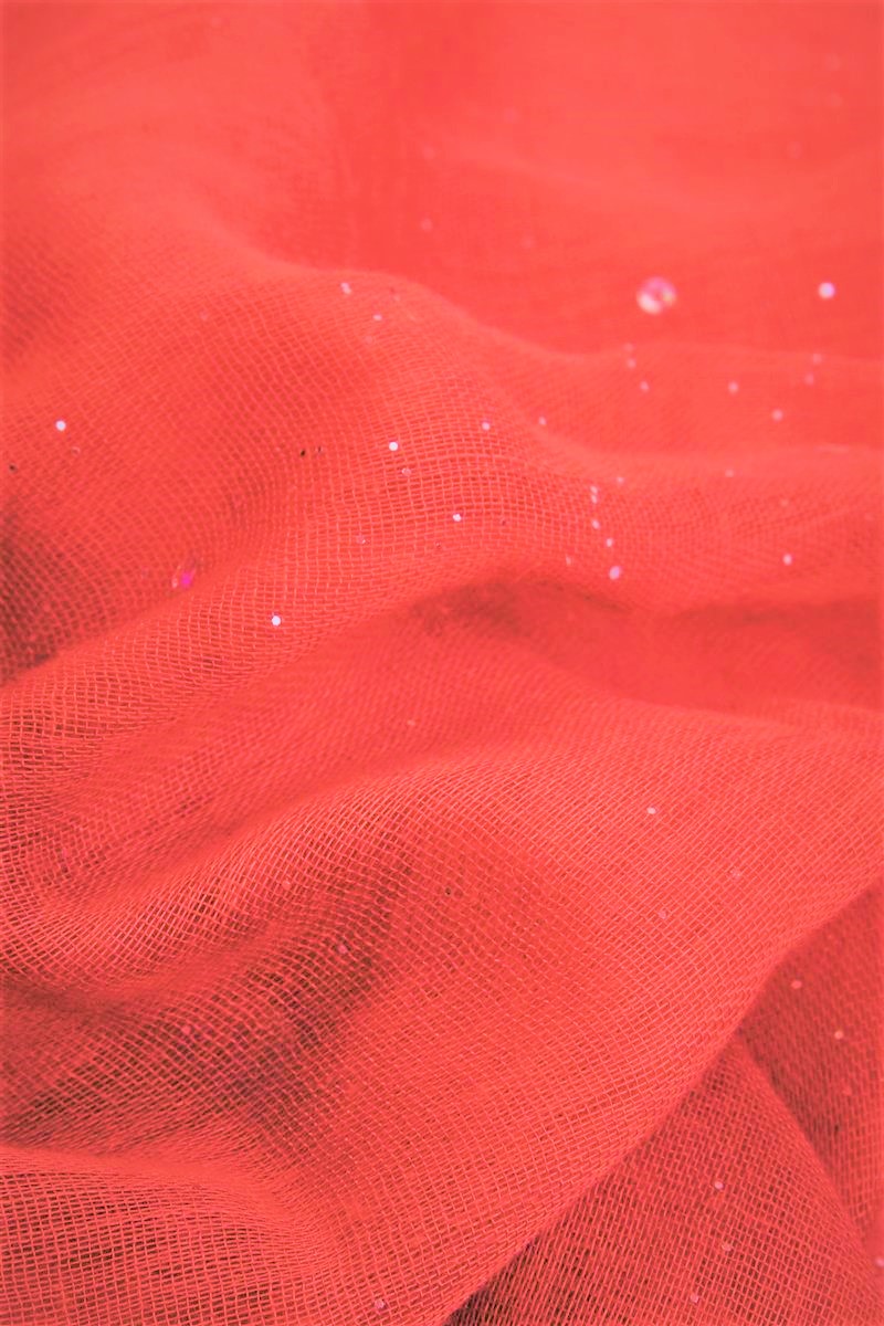 Delicate Glittered Plain Scarf - Image 15