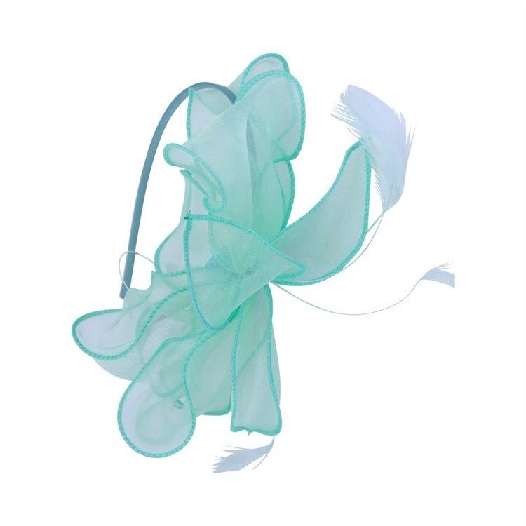 Mint Organza Fascinator