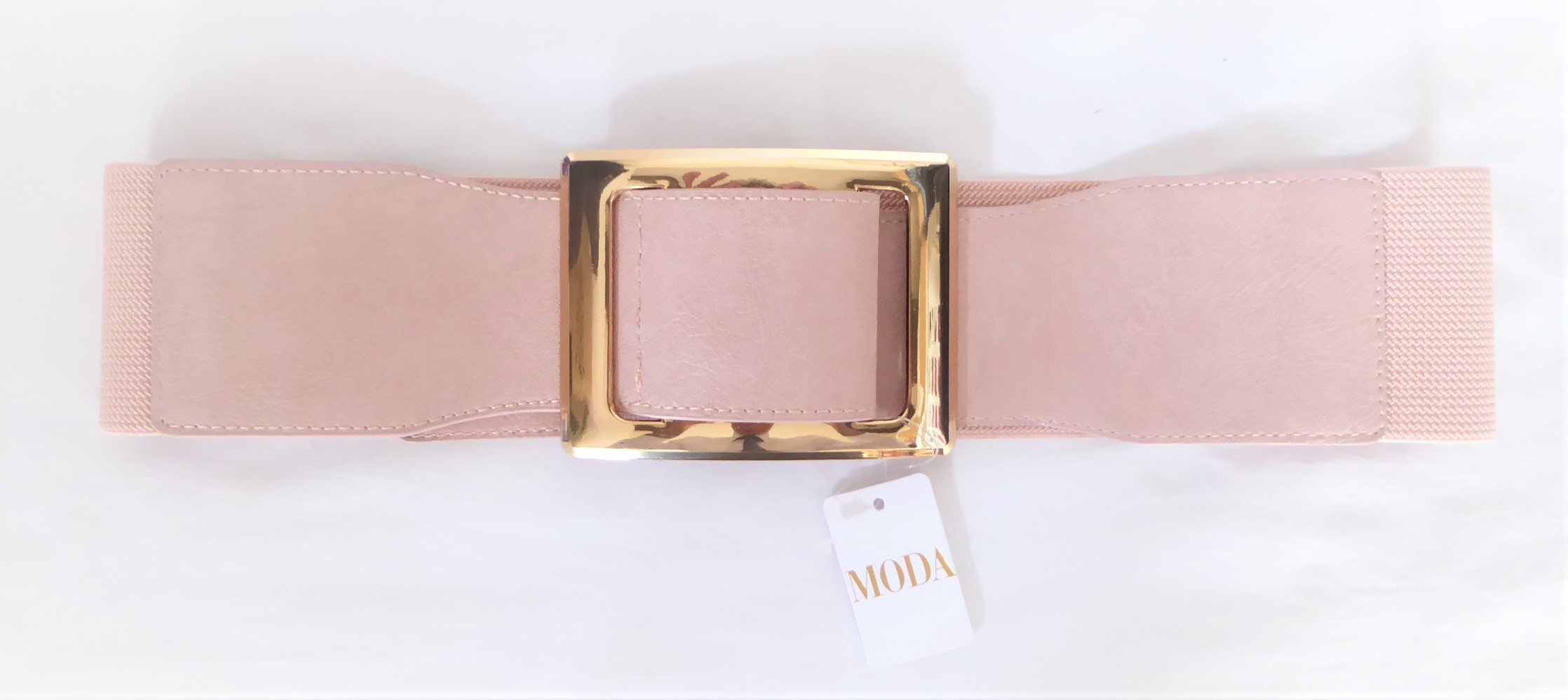 Pastel Pink Elasticated Belt - Image 2