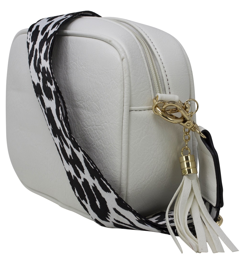 White Camera Shoulder Bag - Image 2