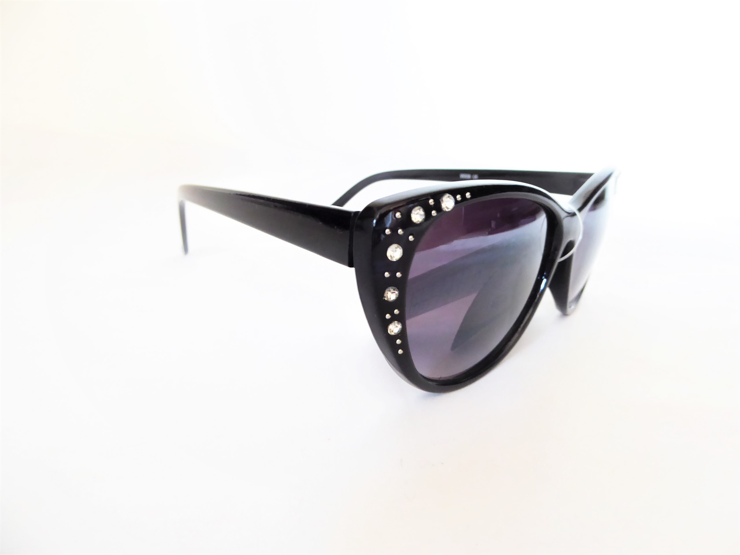 Black Diamante Sunglasses SC002 - Image 5