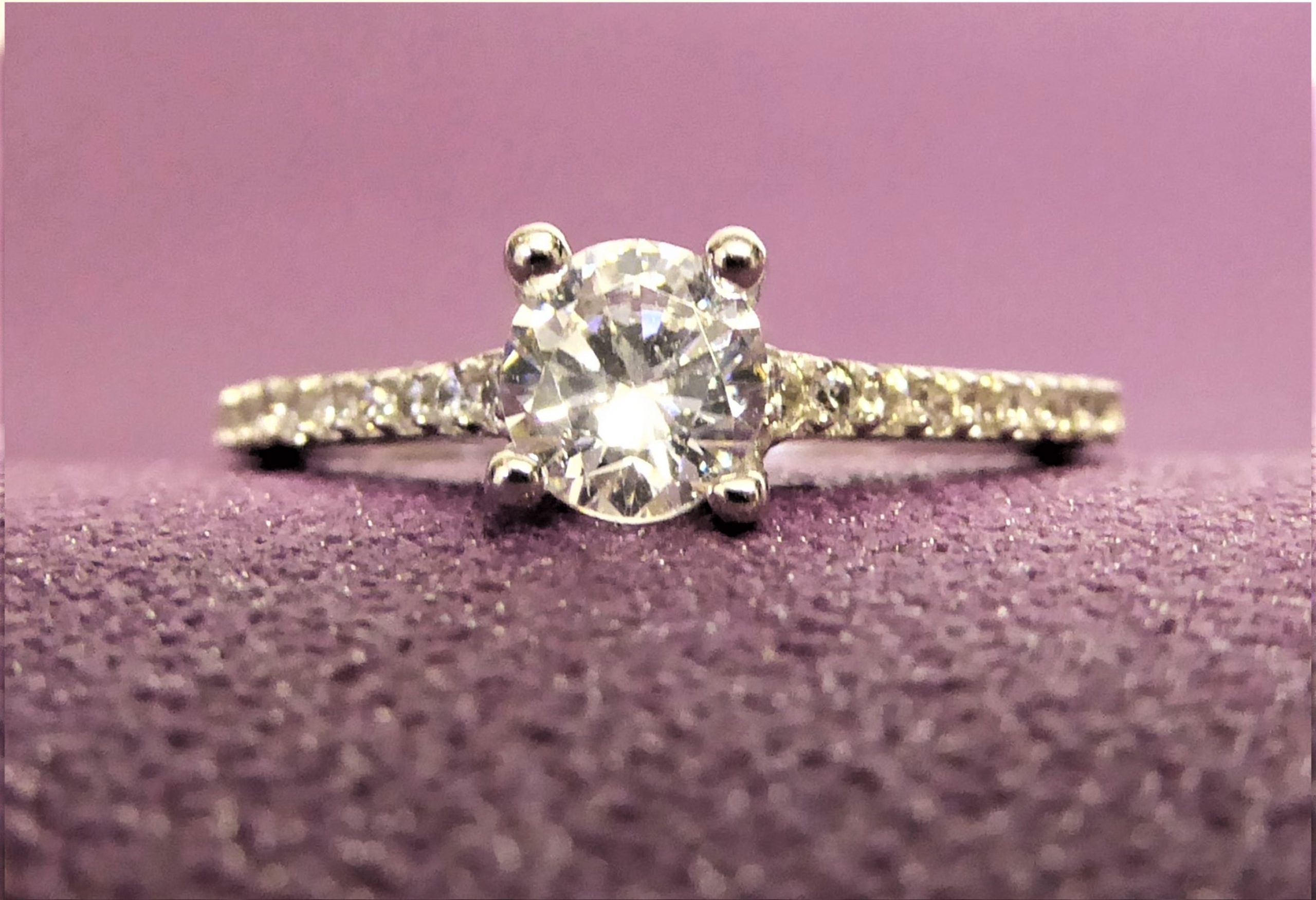 925 Silver CZ Solitaire Ring