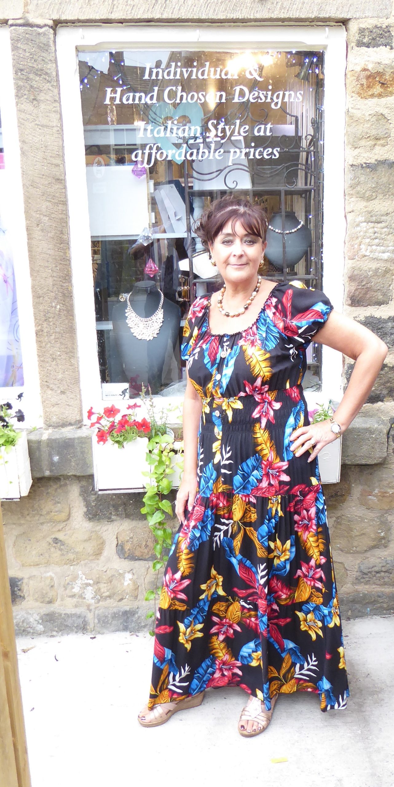 Black Orchid Bardot Maxi Dress - Image 4