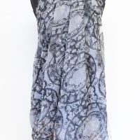 Black and White Sarong or Scarf