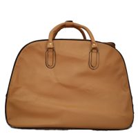 Camel Faux Leather Holdall