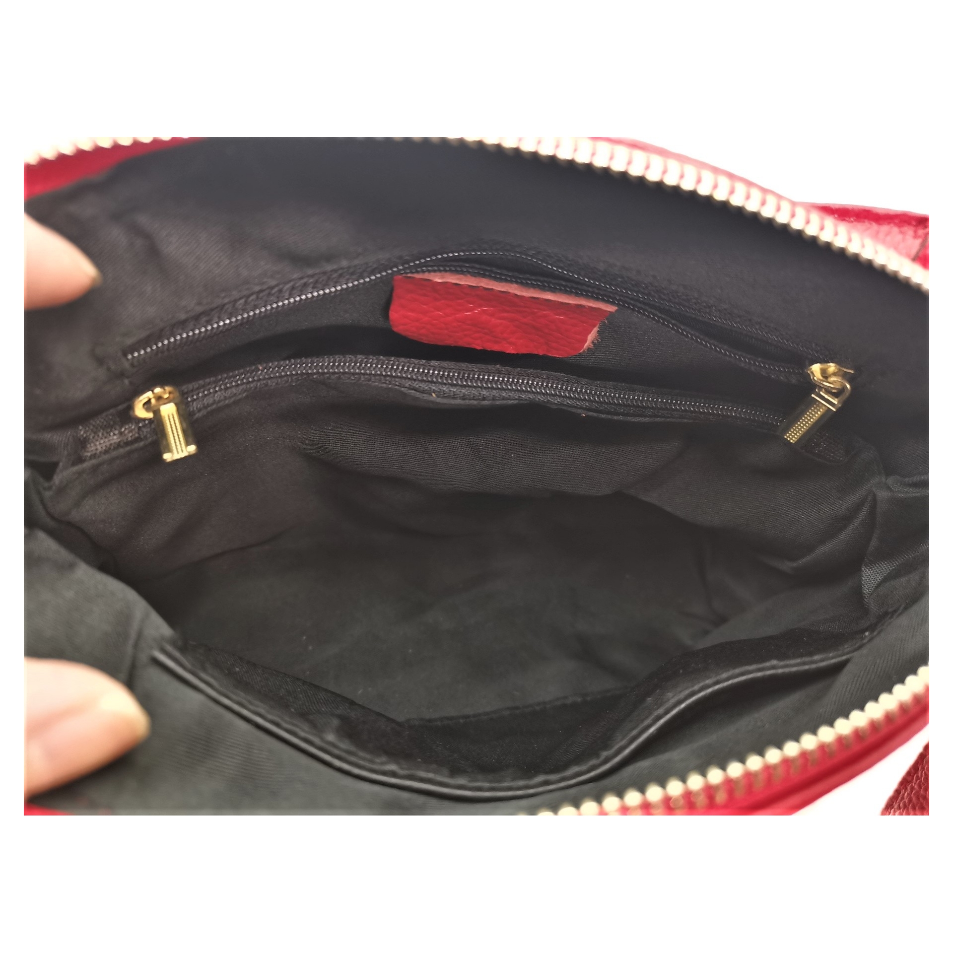 Genuine Leather Top Handle Bag - Image 4