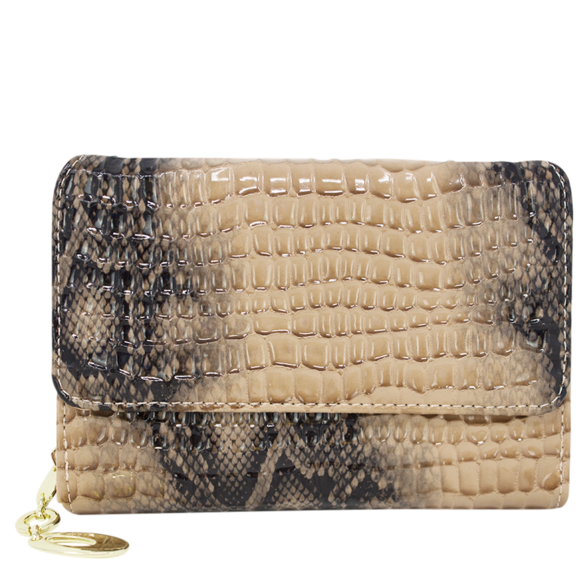 Faux Crocodile Pattern Folded Purses