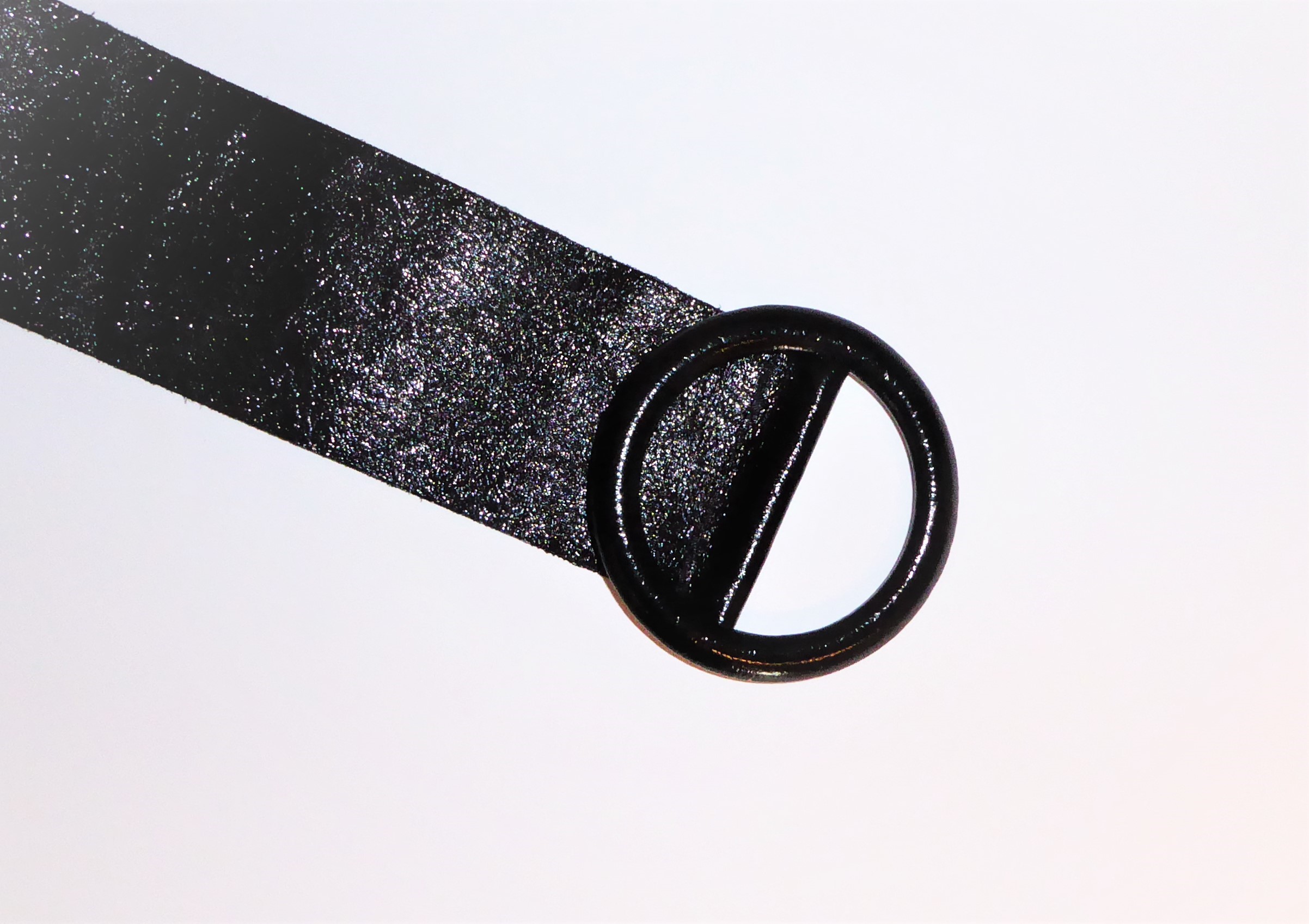 Shiny Leather Circle Buckle Belts - Image 9