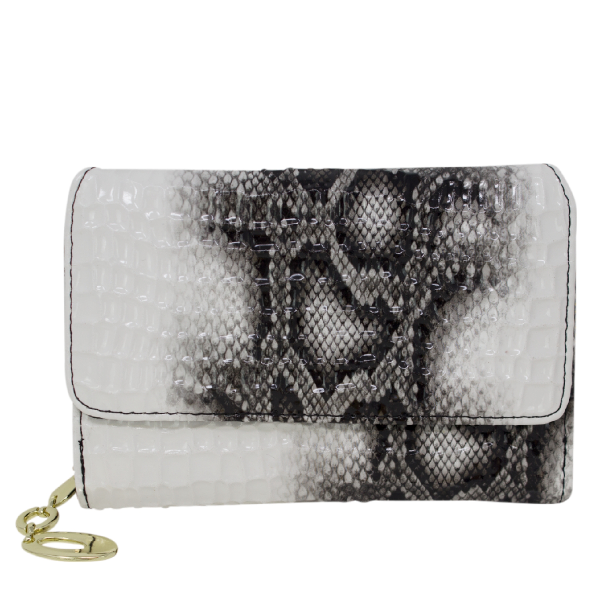 Faux Crocodile Pattern Folded Purses - Image 5