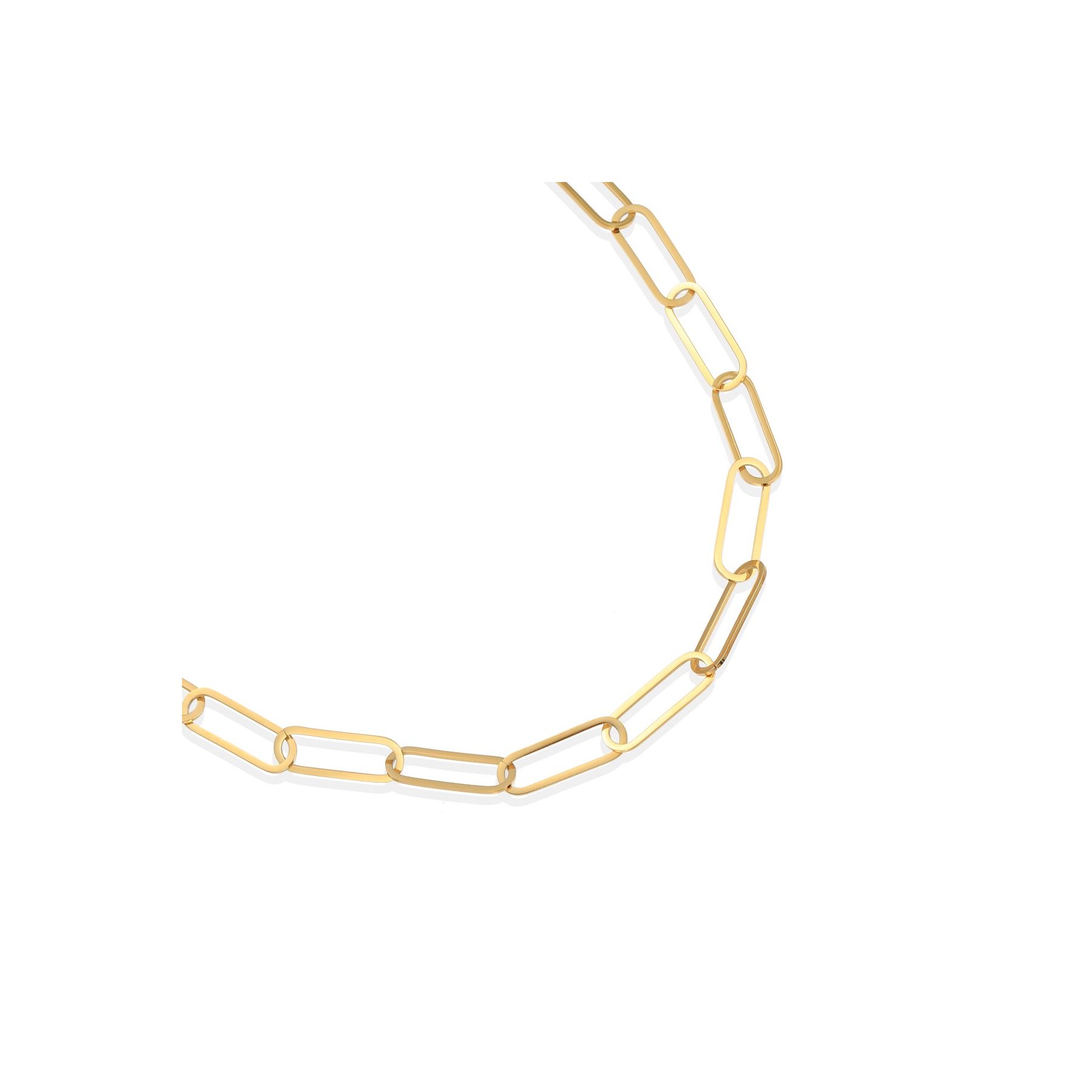 Gold Link Chain Necklace - Image 2
