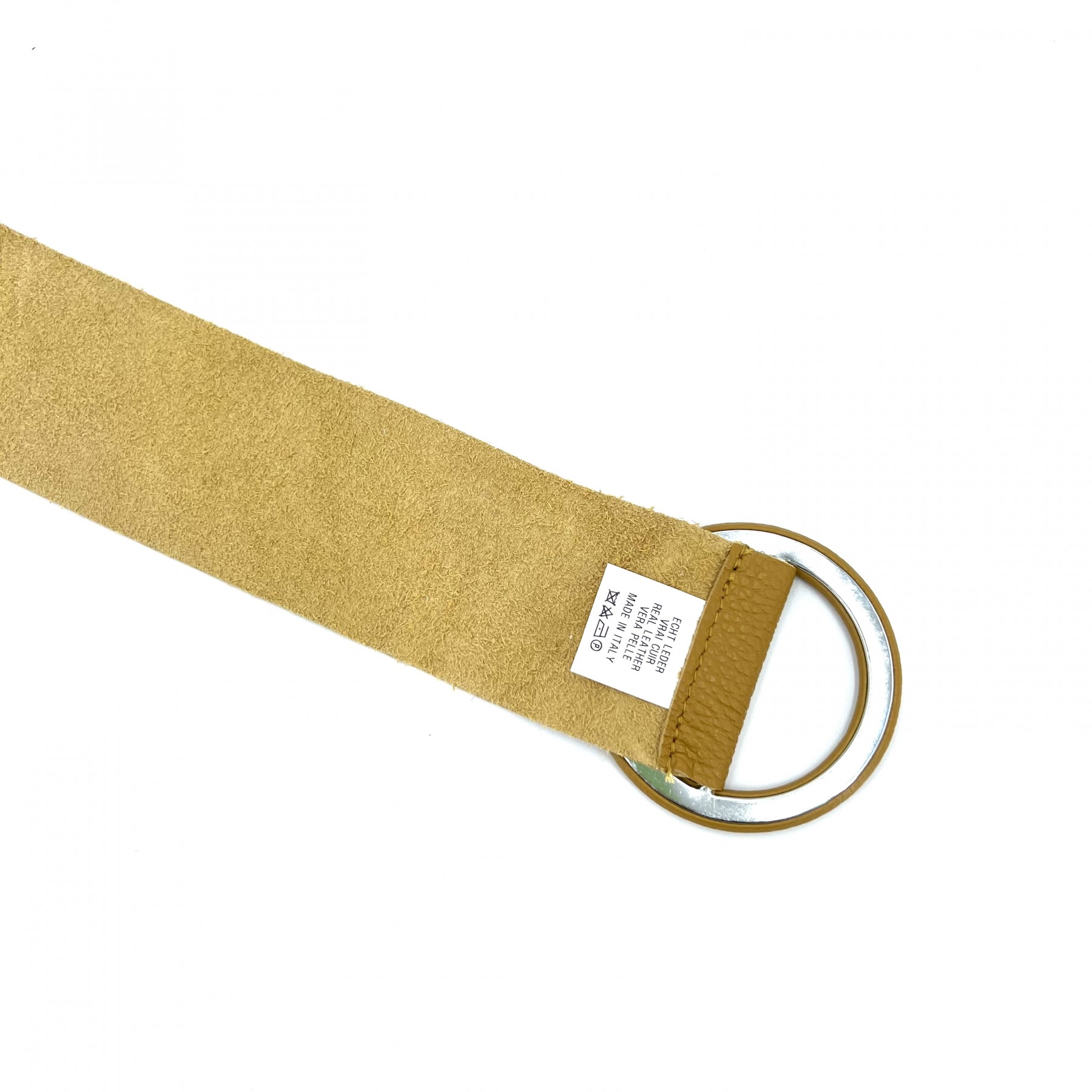 Metallic Leopard Print Leather Circle Belts - Image 3