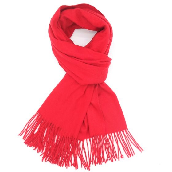 Red Cashmere Pashmina - Image 2