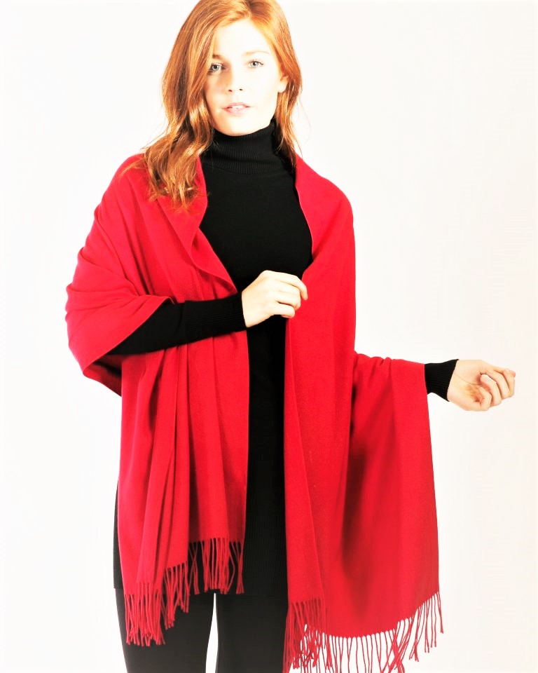 Red Cashmere Pashmina