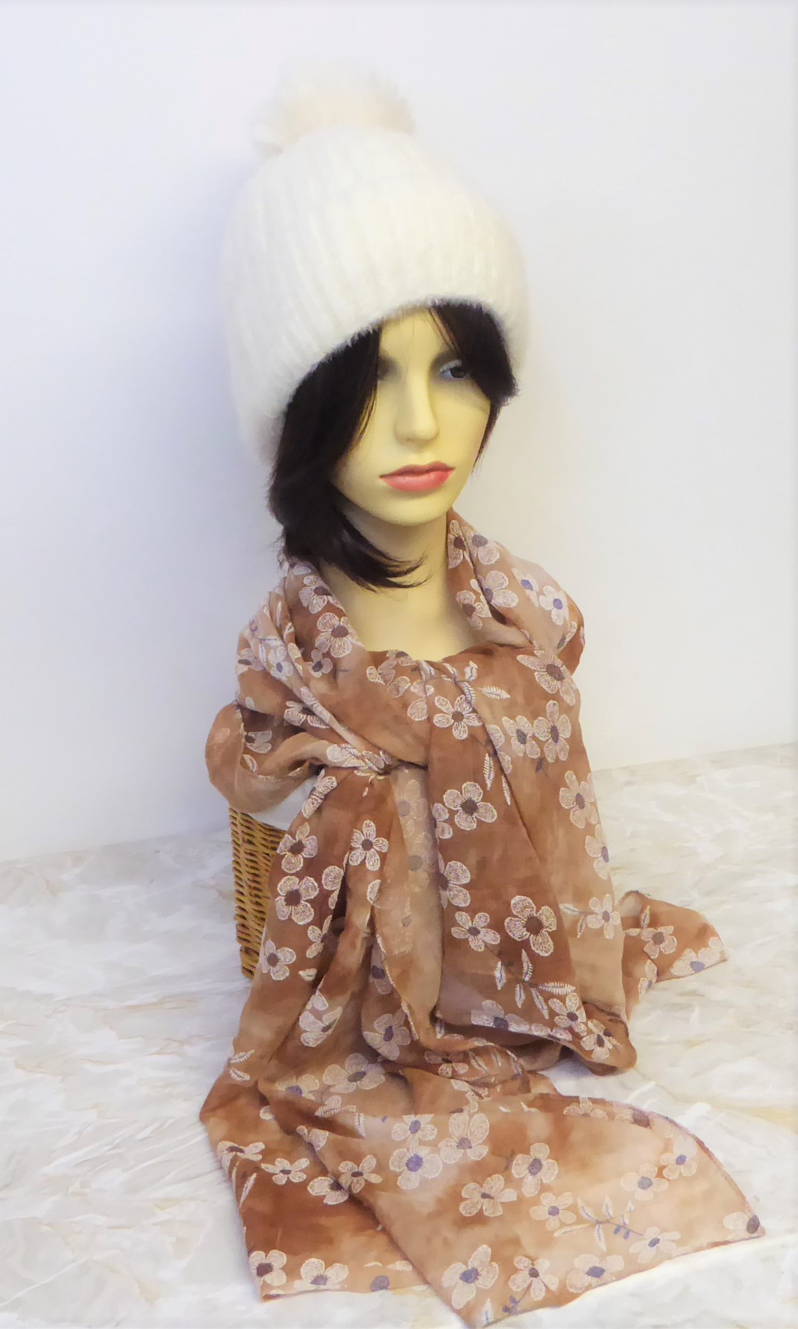 Supersoft Fluffy Pompom Hat - Image 5