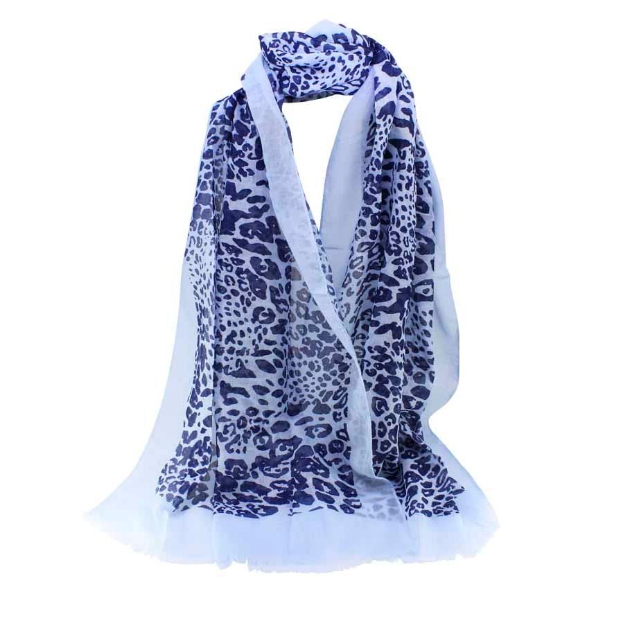 Animal Print Maxi Scarf - Image 5