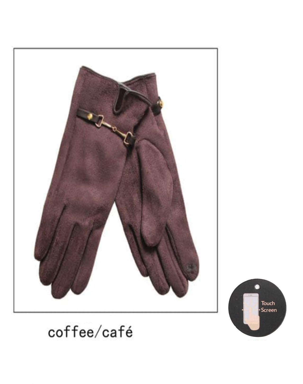 Belted Suedette Gloves - Image 6
