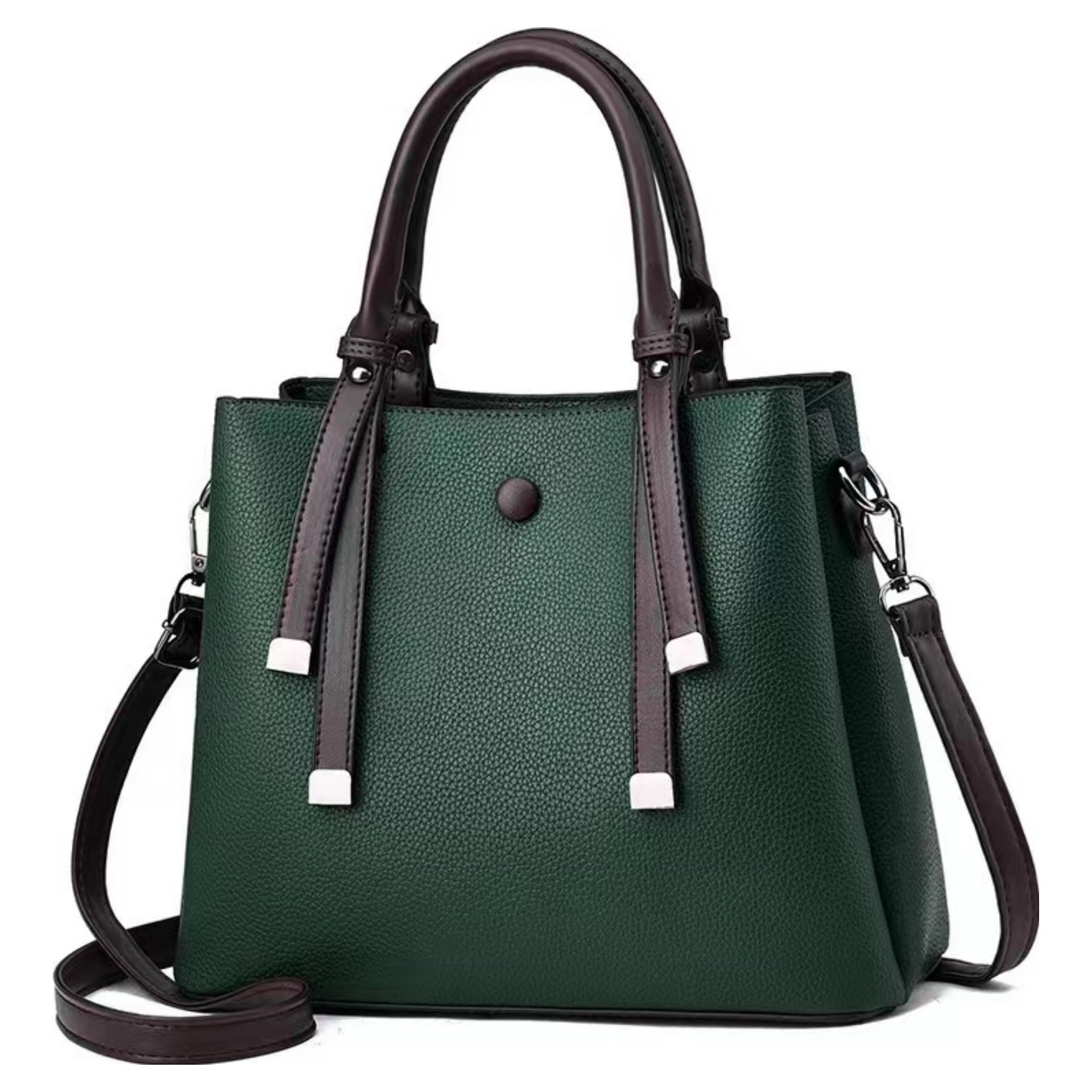 Green and Brown Handbag
