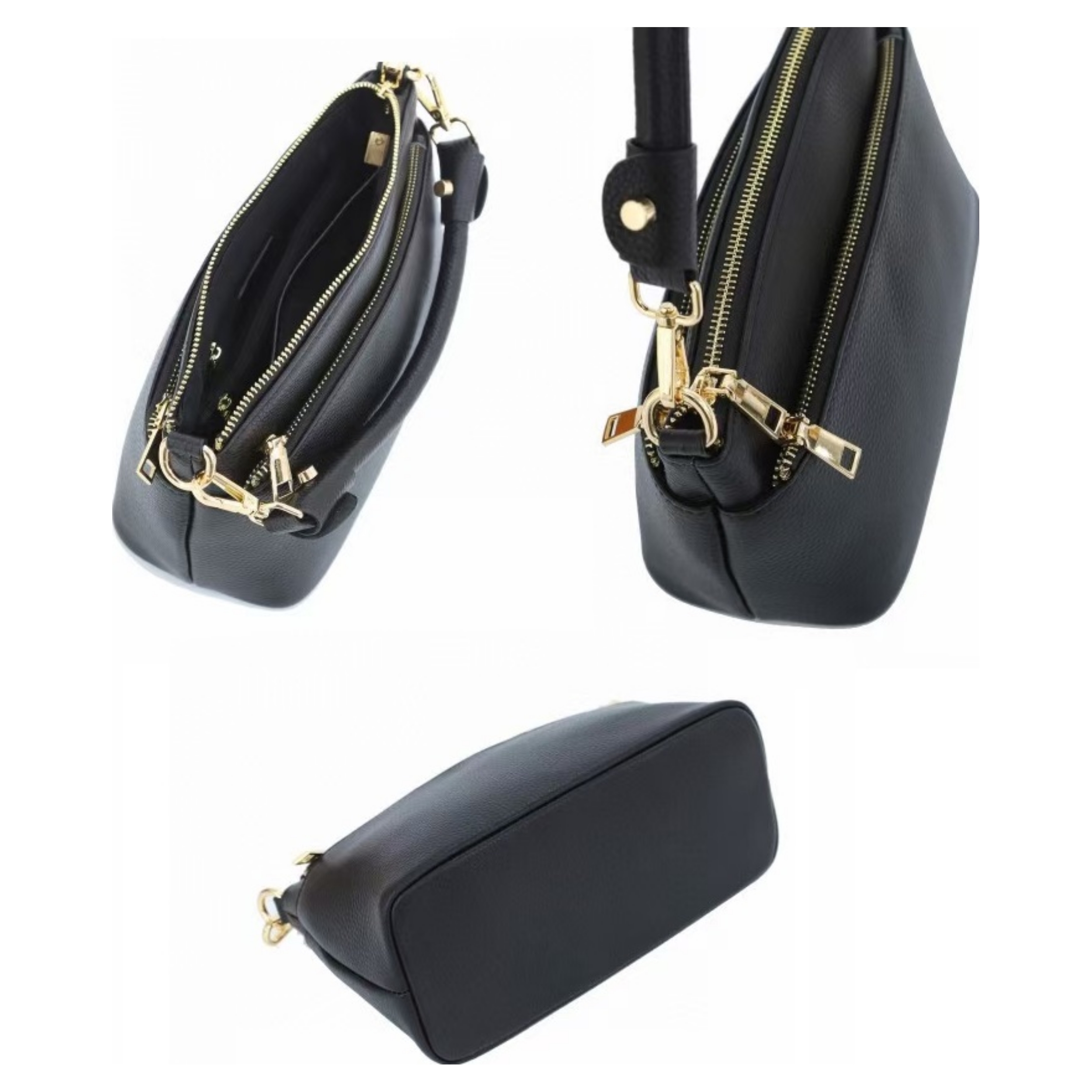 Genuine Leather Top Handle Bag - Image 7