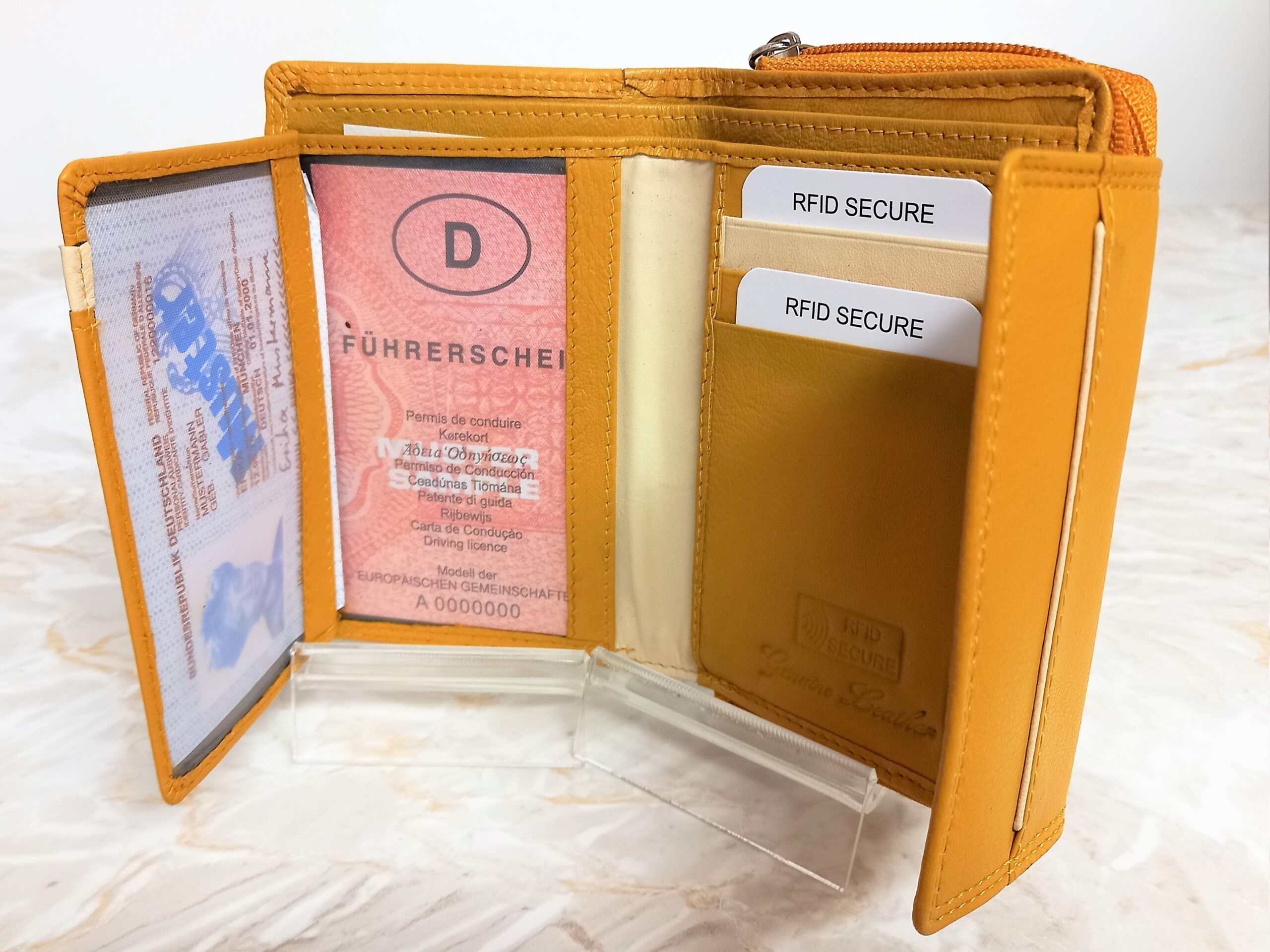 Medium Leather RFID Purse EB-36C - Image 16