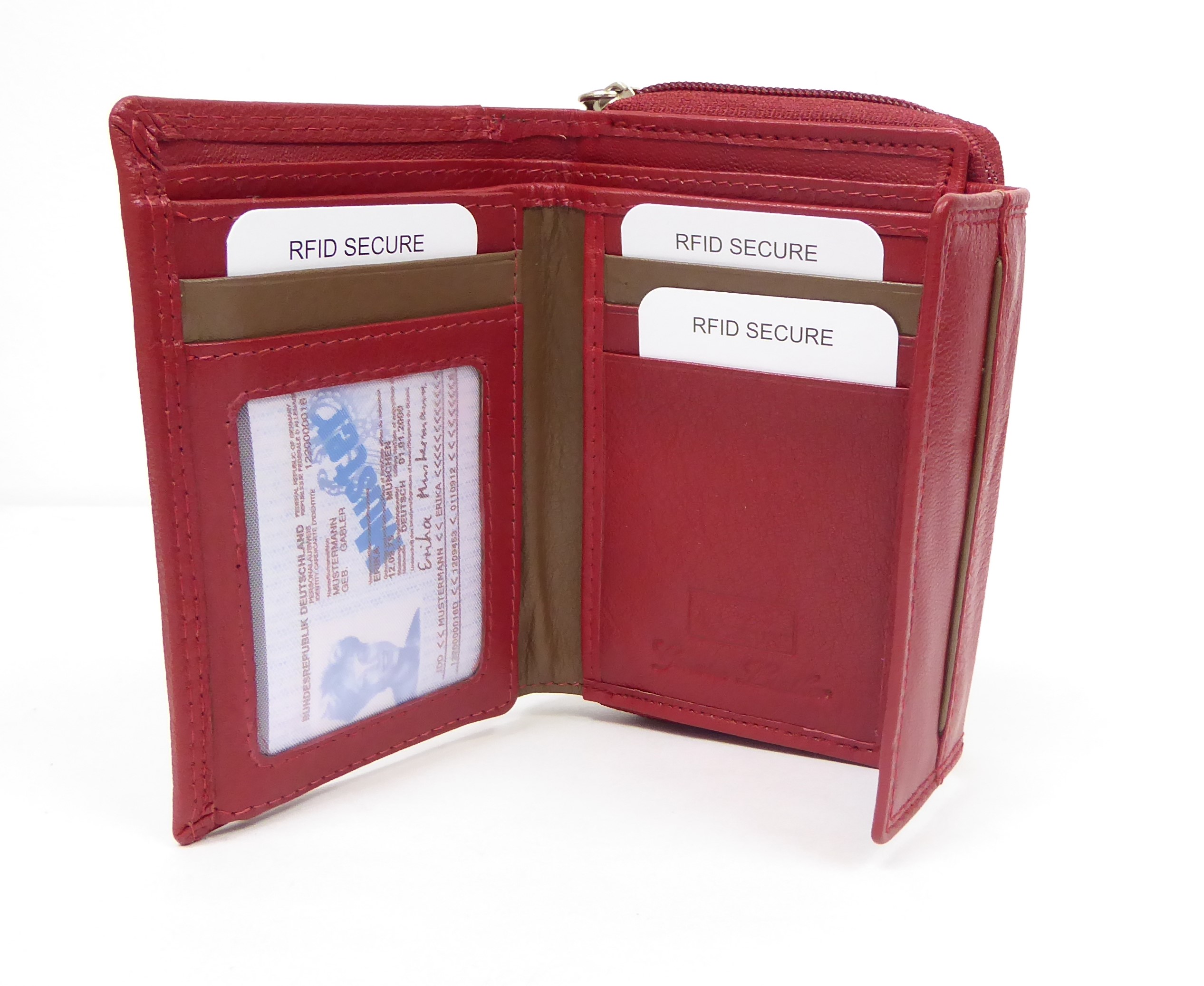 Medium Leather RFID Purse EB-36C - Image 8