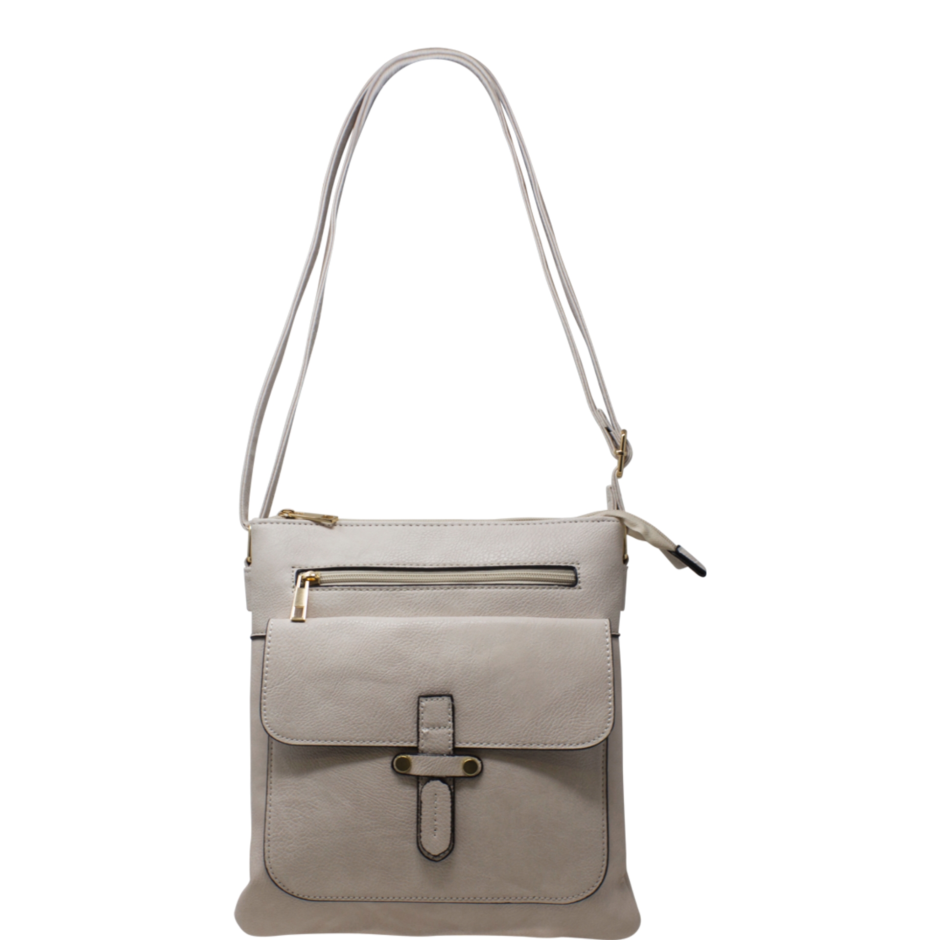 Front Buckled Pocket Crossbody Bag - Image 5