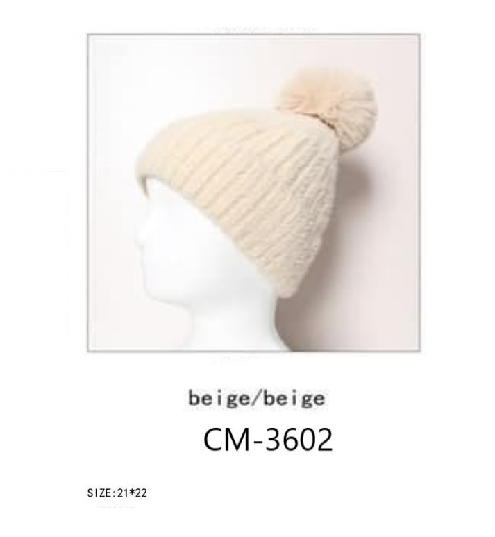 Supersoft Fluffy Pompom Hat - Image 15