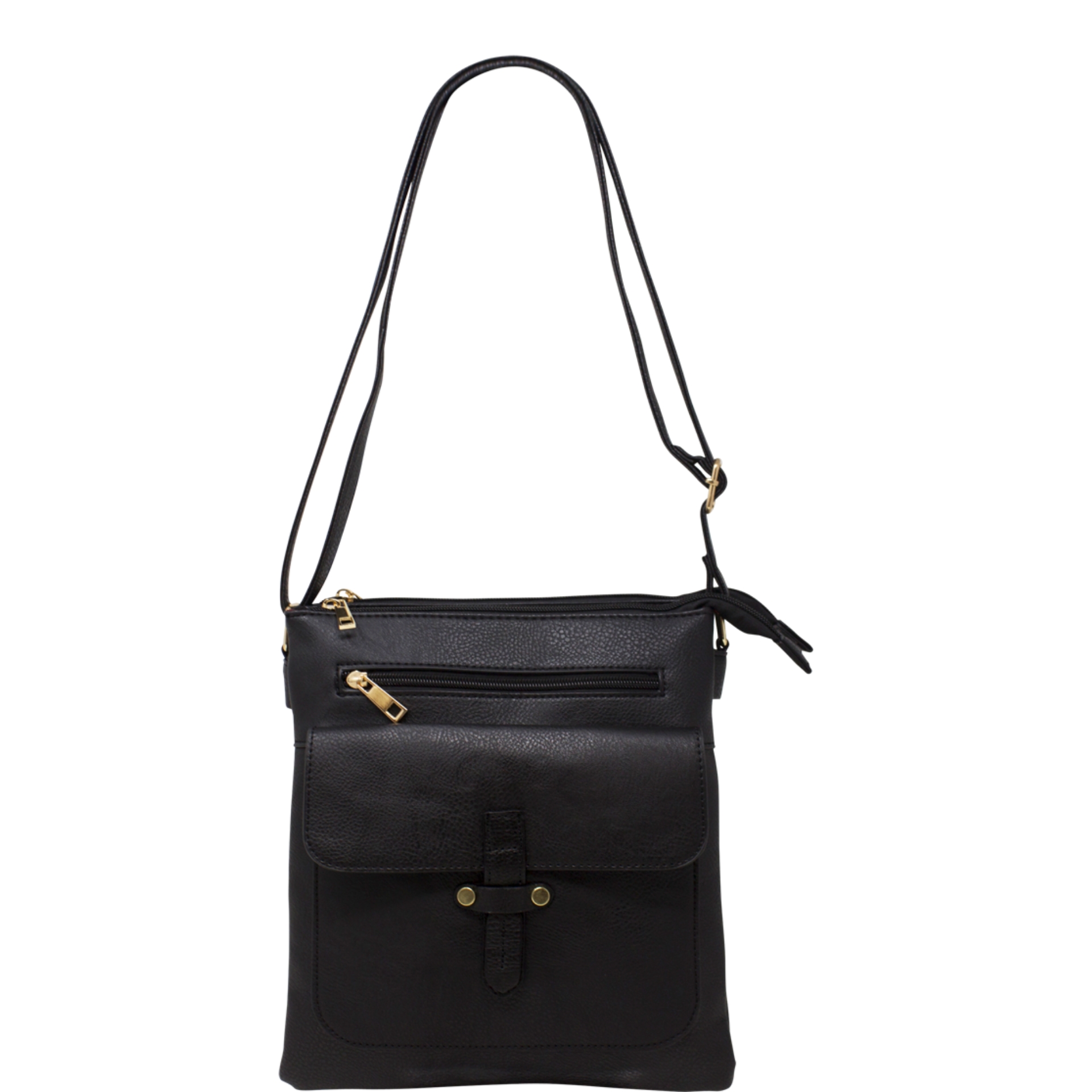 Front Buckled Pocket Crossbody Bag - Image 6