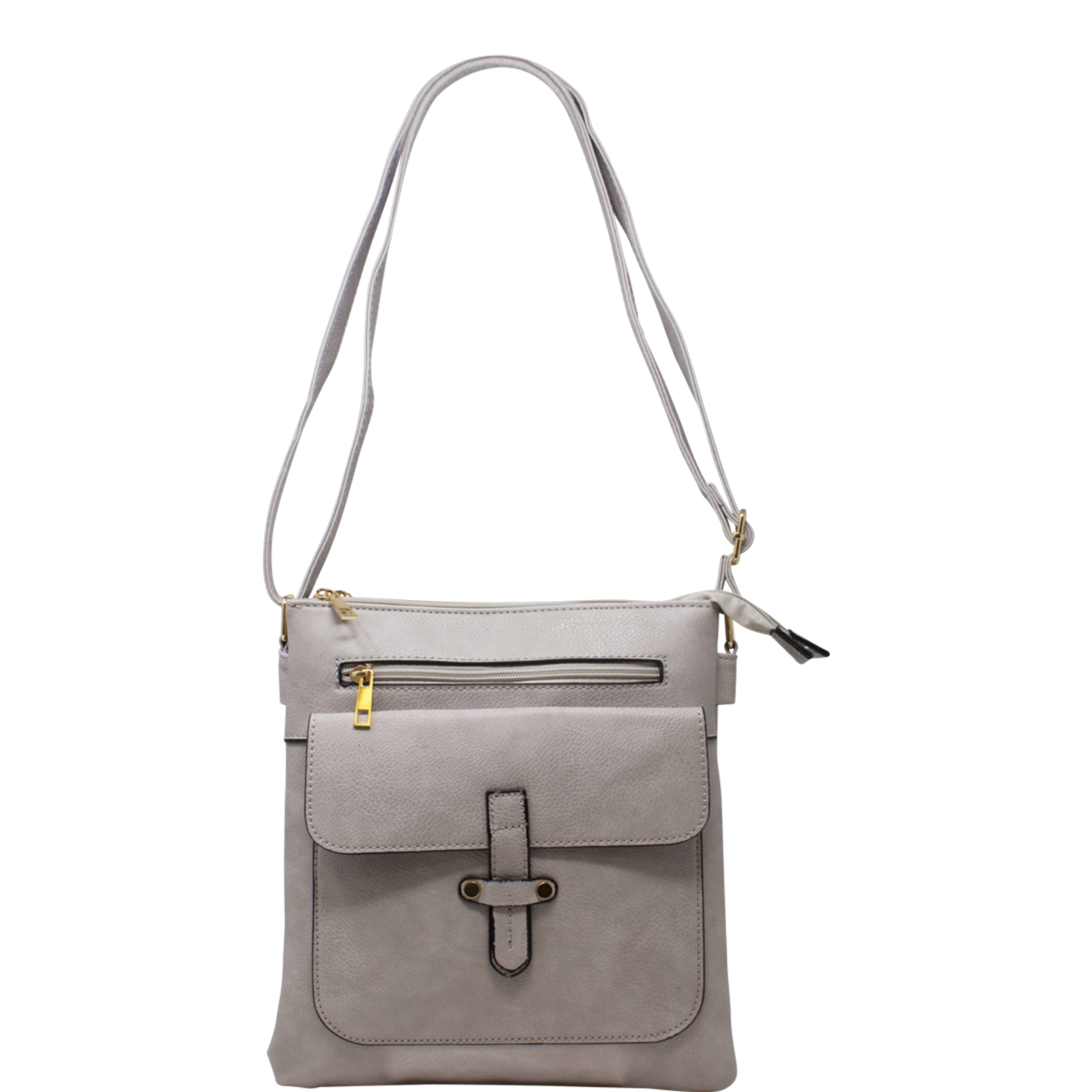 Front Buckled Pocket Crossbody Bag - Image 9