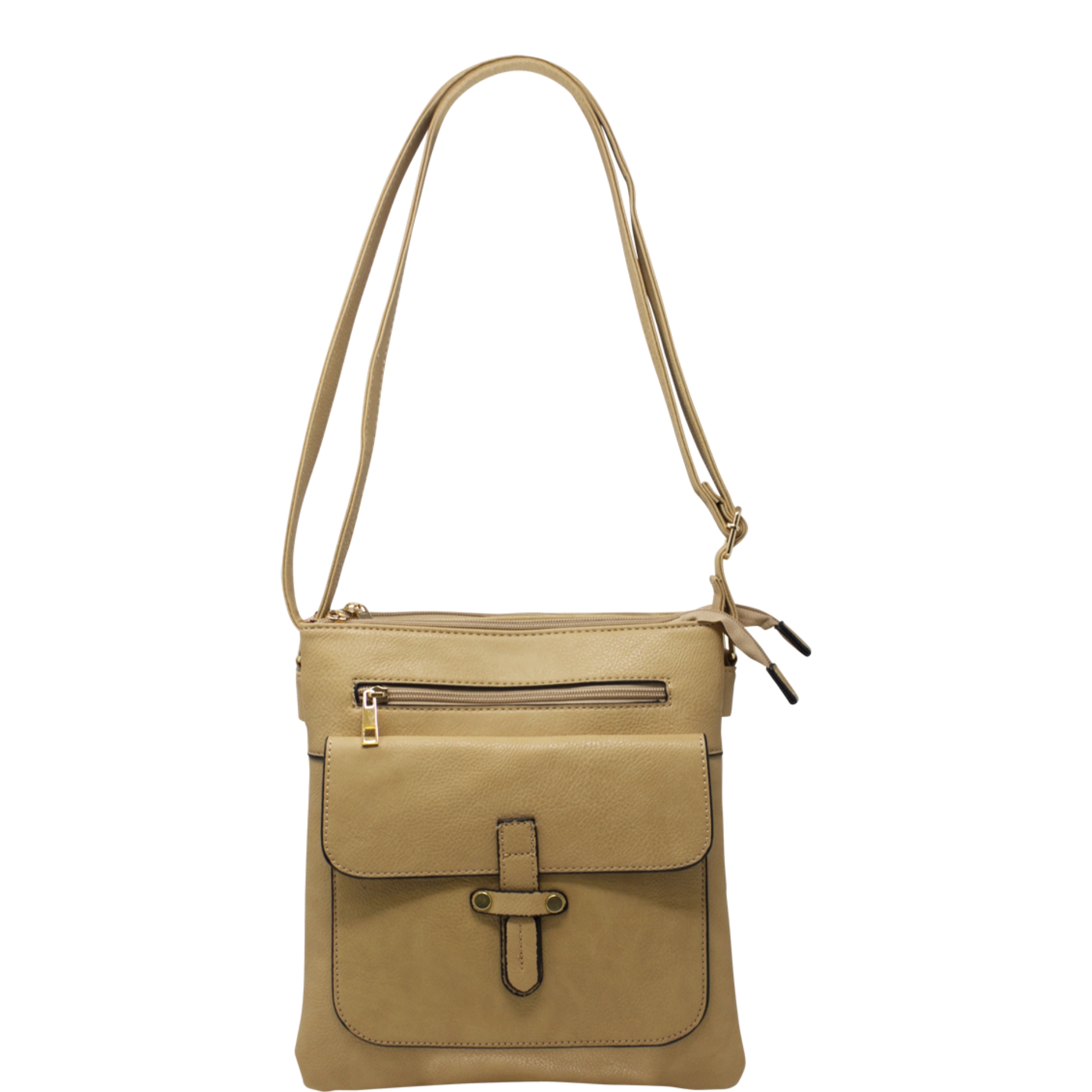 Front Buckled Pocket Crossbody Bag - Image 10