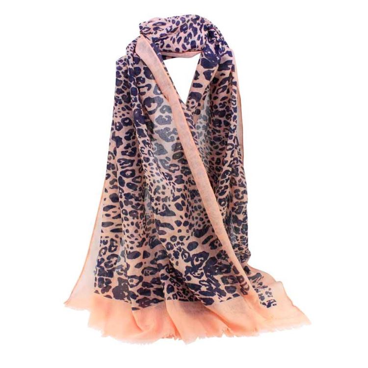 Animal Print Maxi Scarf - Image 4