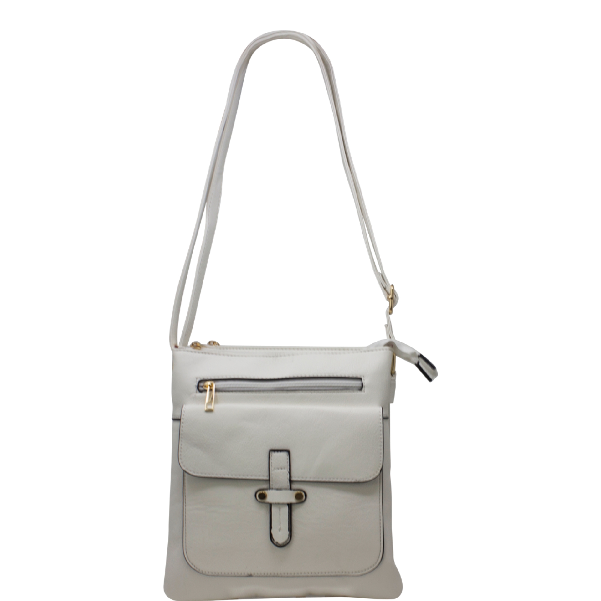 Front Buckled Pocket Crossbody Bag - Image 14